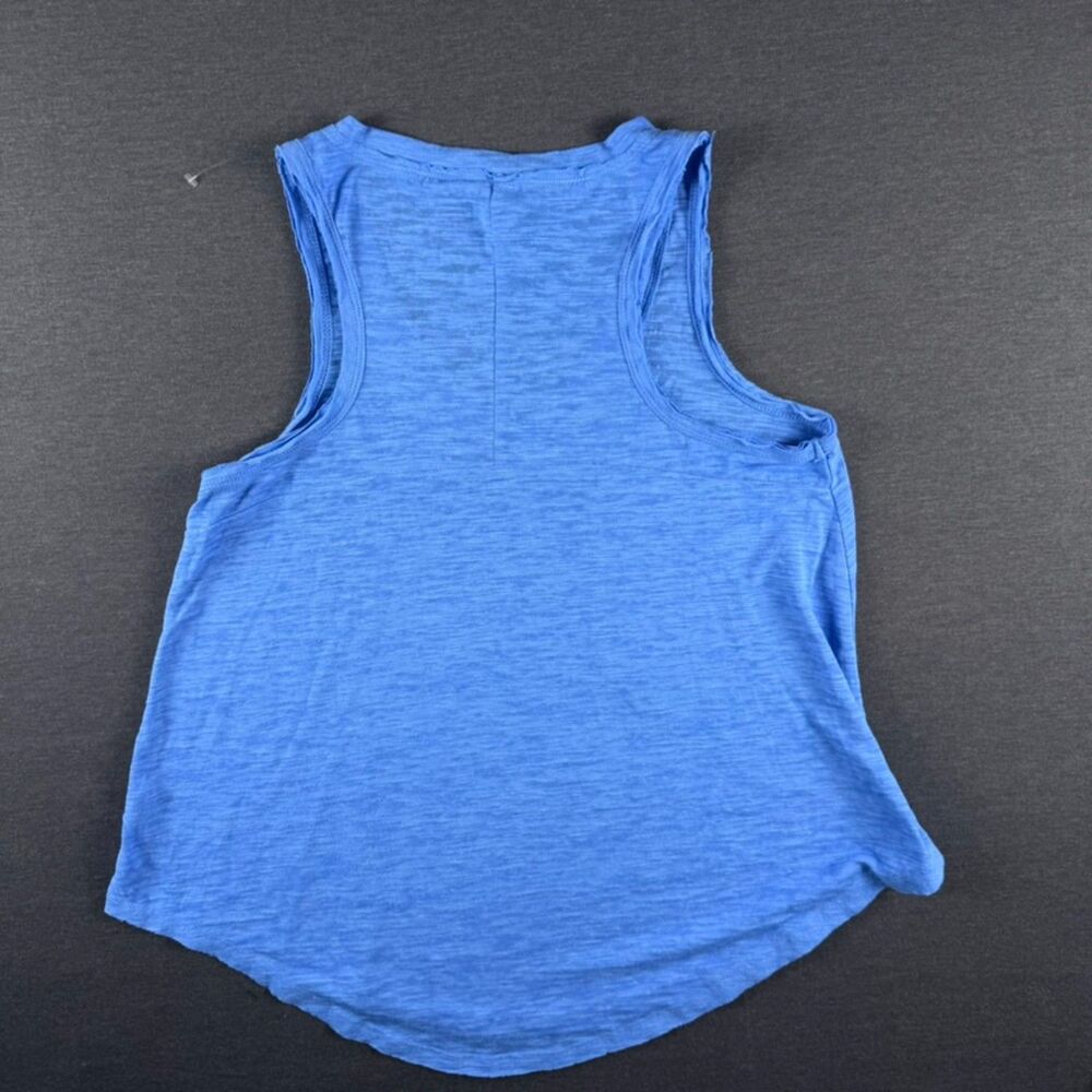 Alter’d State Blue V-Neck Racerback Tank Top Size Medium - Picture 3 of 11